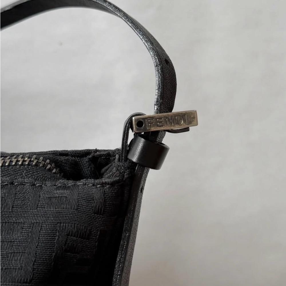 SOLD!!!! Fendi Black Monogram Shoulder Bag - Picture 3 of 5